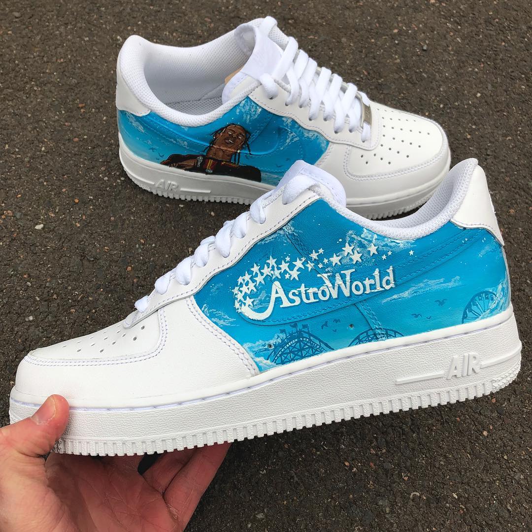 Travis Scott Air Force 1 Custom – Perfect Gift for Friends and You